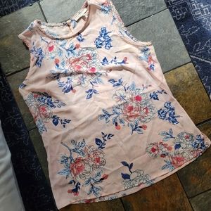 Pale Sky sleeveless blouse
